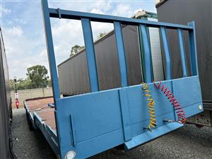 USED 2003 VANCO TRI-AXLE STEPDECK LOWBED TRAILER FOR SALE