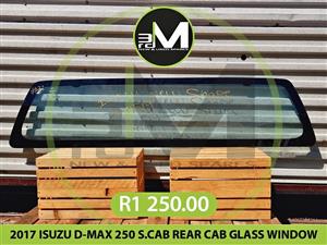 2017 ISUZU D-MAX 250 S.CAB REAR CAB GLASS WINDOW