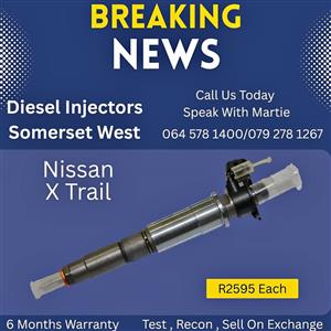 Nissan X Trail diesel injectors