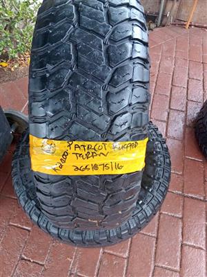 2x Patriot Rugged Terain 16 Bakkie