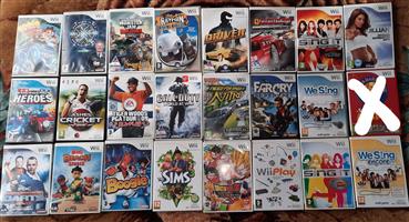 Nintendo Wii games R50 each 