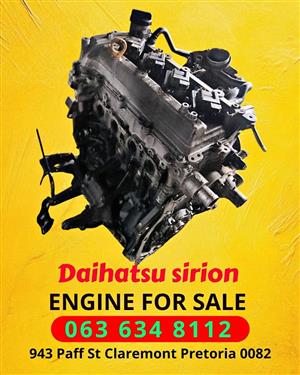 Daihatsu sirion engine for sale