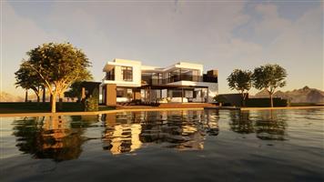 Prime Canal-Facing Stand with Approved Plans for a 5 bedroom house, in The Islands Estate