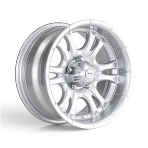15″ A-Line Fear 5/114 Arctic Silver Alloy Wheels