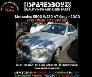 Mercedes S500 W220 AT Grey - 2000 STRIPPING FOR SPARES