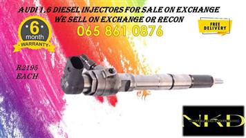 Audi 1.6 diesel injectors for sale