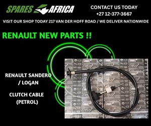 RENAULT SANDERO / LOGAN PETROL NEW CLUTCH CABLE FOR SALE