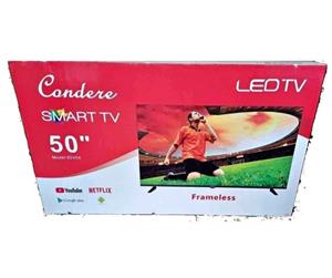 50" Frameless Smart Android HD LED TV,  New with warranty and FREE DELIVERY