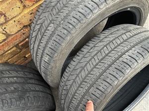 Tyres 205 45 17 set of 4.