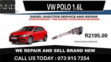 Vw Polo 1.6L Diesel Injectors 