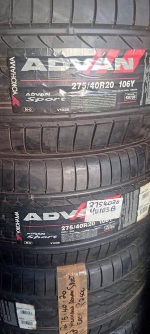 Set of 4x Yokahama Advan Sport