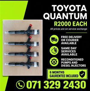 TOYOTA  INJECTORS FOR SALE WITH WARRANTY INCLUDED 