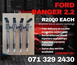FORD RANGER 2.2 INJECTORS FOR SALE WITH WARRANTY 