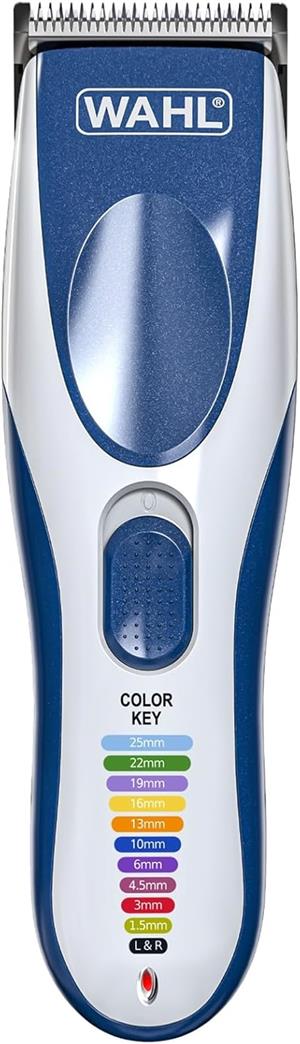 Wahl Color Pro Cordless Rechargeable Hair Clipper – Easy Color-Coded Guide Combs