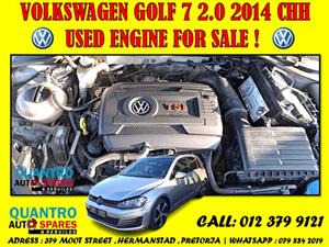 Volkswagen Golf 7 2.0 2014 CHH Used Engine For Sale ! 