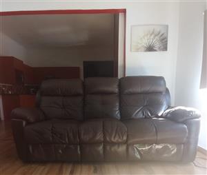 Leather Lounge suit recliners
