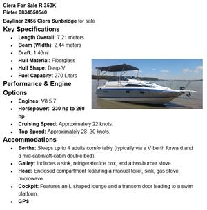 Bayliner 2455 Sunbridge 