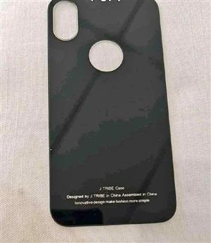 iphone x Replacement Back Glass,Back Protective Frame with camera lens i dont fit