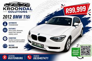 2012 BMW 116i Automatic