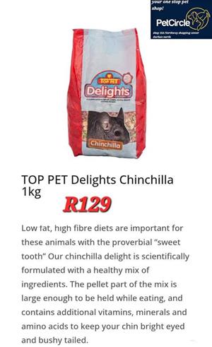 Top pet chinchilla food