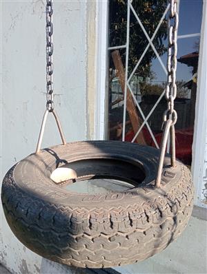 Steel Double Swing set for sale - In good condition 
