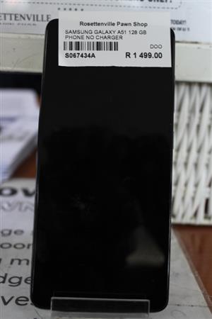 SAMSUNG GALAXY A51 128GB PHONE NO CHARGER(S067434A)