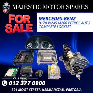 Mercedes-Benz B170 W245 M266 Petrol Auto Complete Lockset for Sale – Used
