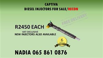 CAPTIVA DELPHI DIESEL INJECTORS FOR SALE - REBUILD