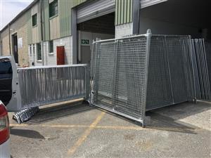 Galvanized lightweight Steel pedestrian barriers