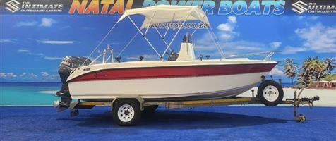 EXPLORER 540 CC ON TRAILER 2 X 60 HP YAMAHA 4 STROKES 