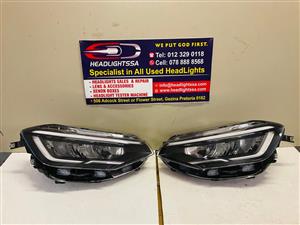 VW Tiago left and right side LED headlights (2023)