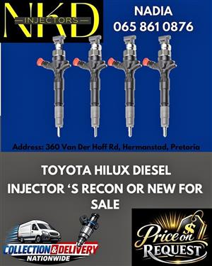 TOYOTA HILUX DIESEL INJECTORS FOR SALE - 6 MONTHS WARRANTY