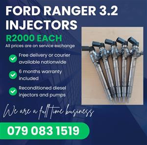 FORD RANGER 3.2 INJECTORS FOR SALE WITH WARRANTY 