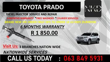 TOYOTA PRADO DIESEL INJECTORS BLUFF KWAZULU NATAL 