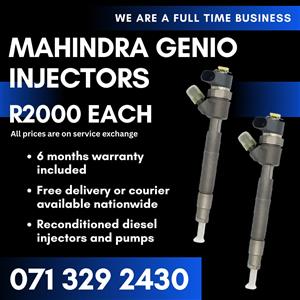 MAHINDRA GENIO INJECTORS FOR SALE WITH WARRANTY 