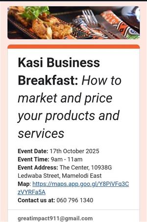 Kasi Business Breakf