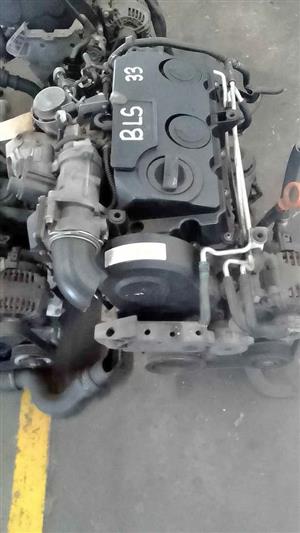 VW BLS CADDY 1.9L TDI COMPLETE ENGINE FOR SALE