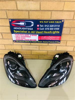 Porsche Boxter/Cayman 718/982 GTS left and right side LED xenon headlights 