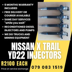 NISSAN XTRAIL YD22 INJECTORS FOR SALE WITH WARRANTY 