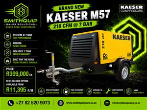 2026 Kaeser 210cfm Mobile Diesel Compressor