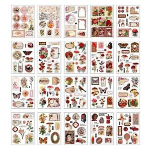 Decorative Scrapbooking Stickers Booklet – 20 Pages