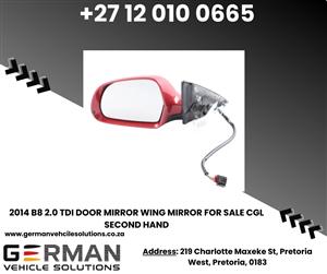 2014 b8 2.0 tdi door mirror wing mirror – second hand 