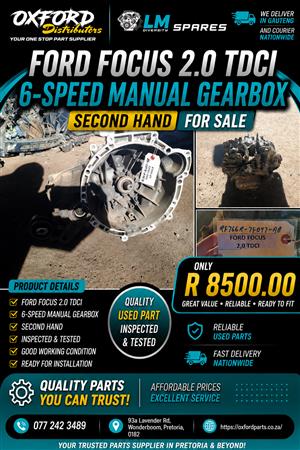 Affordable Ford Focus 6-Speed Gearbox For Sale South Africa