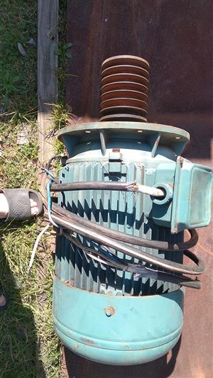 45 kW 3 phase motor for sale. As is. Make an offer.
