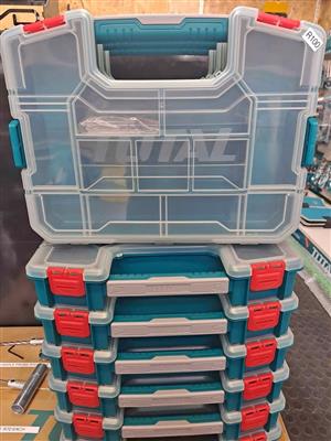 Brand New Total Tools Amazing Stackable Plastic Organizers / Storage Boxes