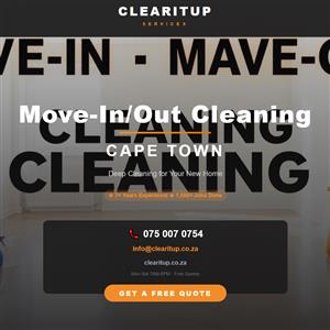    	 Move-In & Move-Out Cleaning in Cape Town