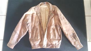 Genuine pig-leather jacket, very soft, like new, size XL 42to44   