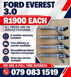 FORD EVEREST 3.0 INJECTORS FOR SALE 