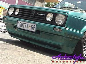 VW Golf Mk1 Debadged Grille for  Double Headlight