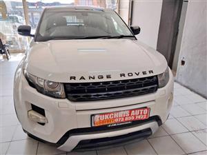 2012 Range Rover Evoque SD4 White colour  Lather interior    Reverse sensor  Reverse camera